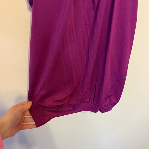 Lululemon Nouveau Limits Strap Back Tank Size 4 Plum - Picture 6 of 9